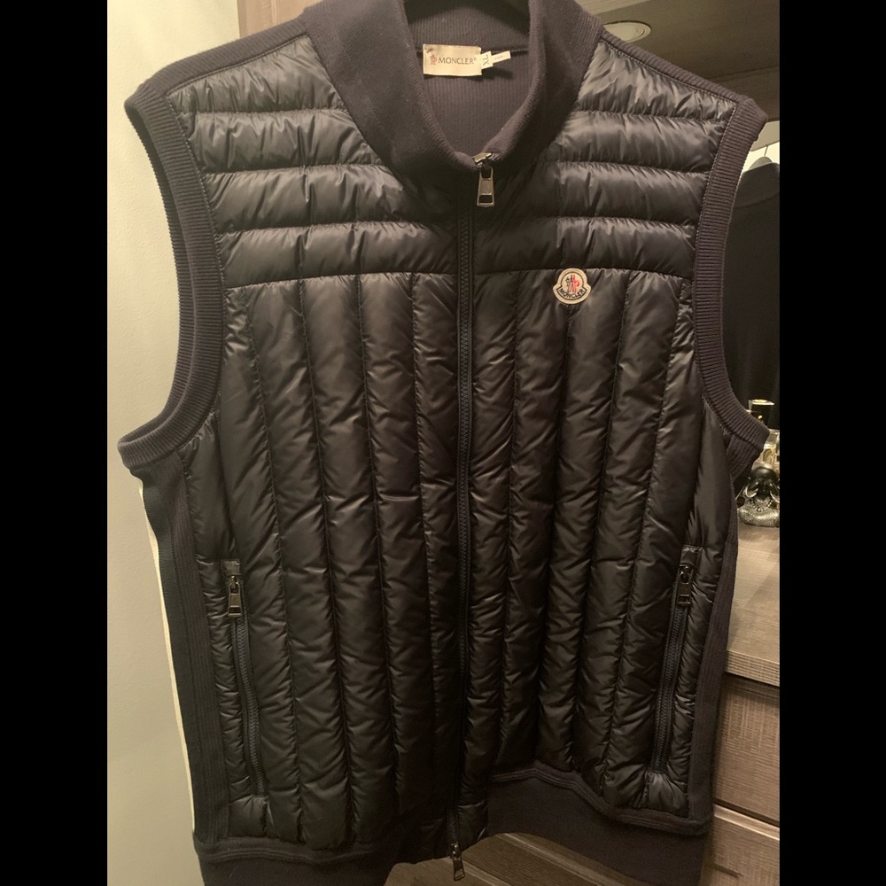 Moncler Quilted Down Sweater Vest